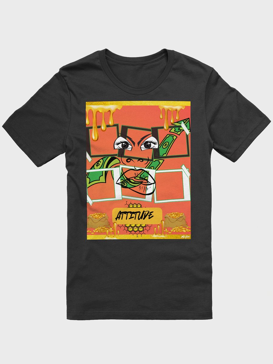 2 MUCH ATTITUDE OG X@C GRAPHIC TEE 3-DHONEYCOMB ON BACK! product image (1)