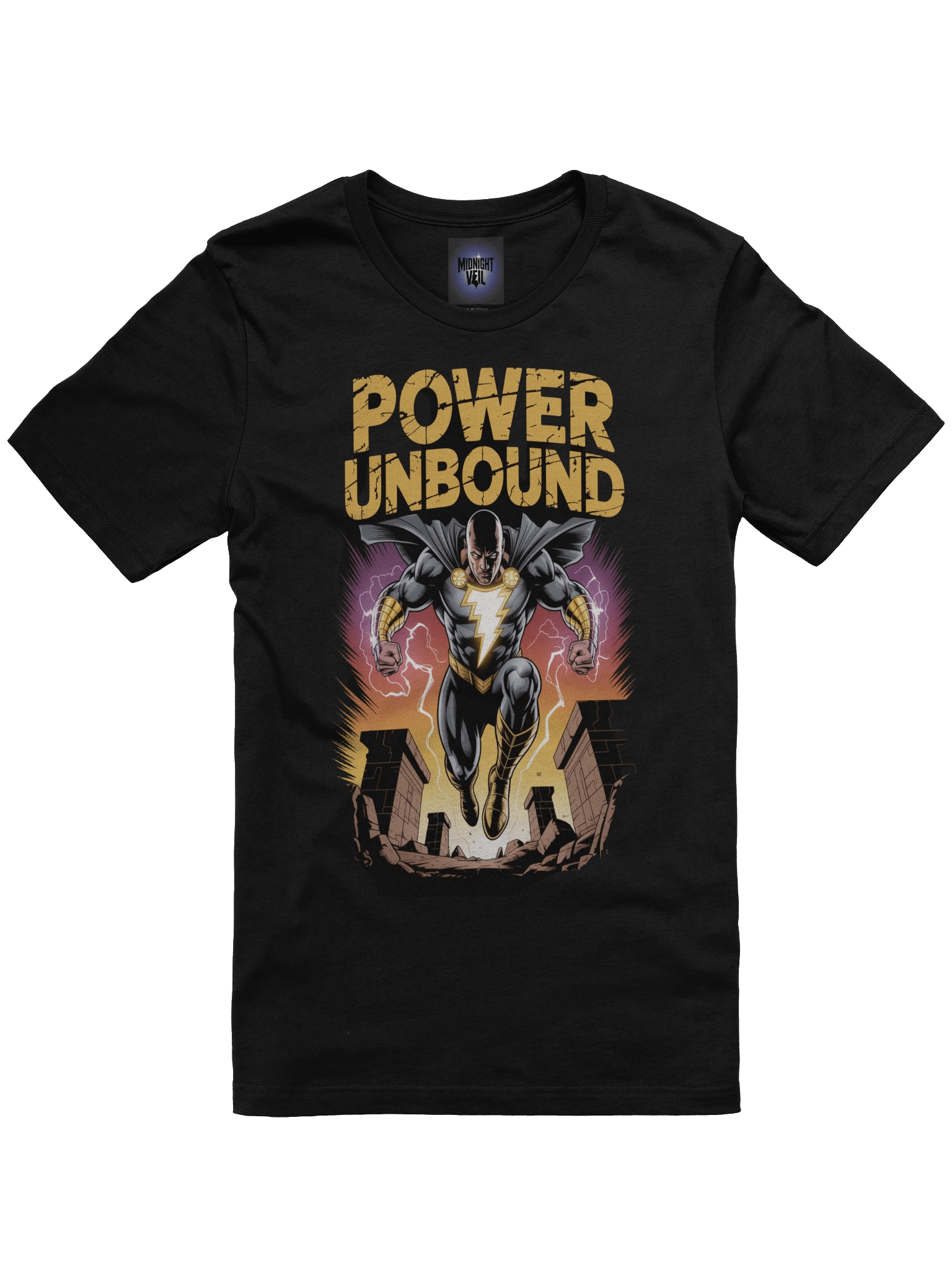 Power Unbound: Black Adam Inspired T-Shirt product image (3)