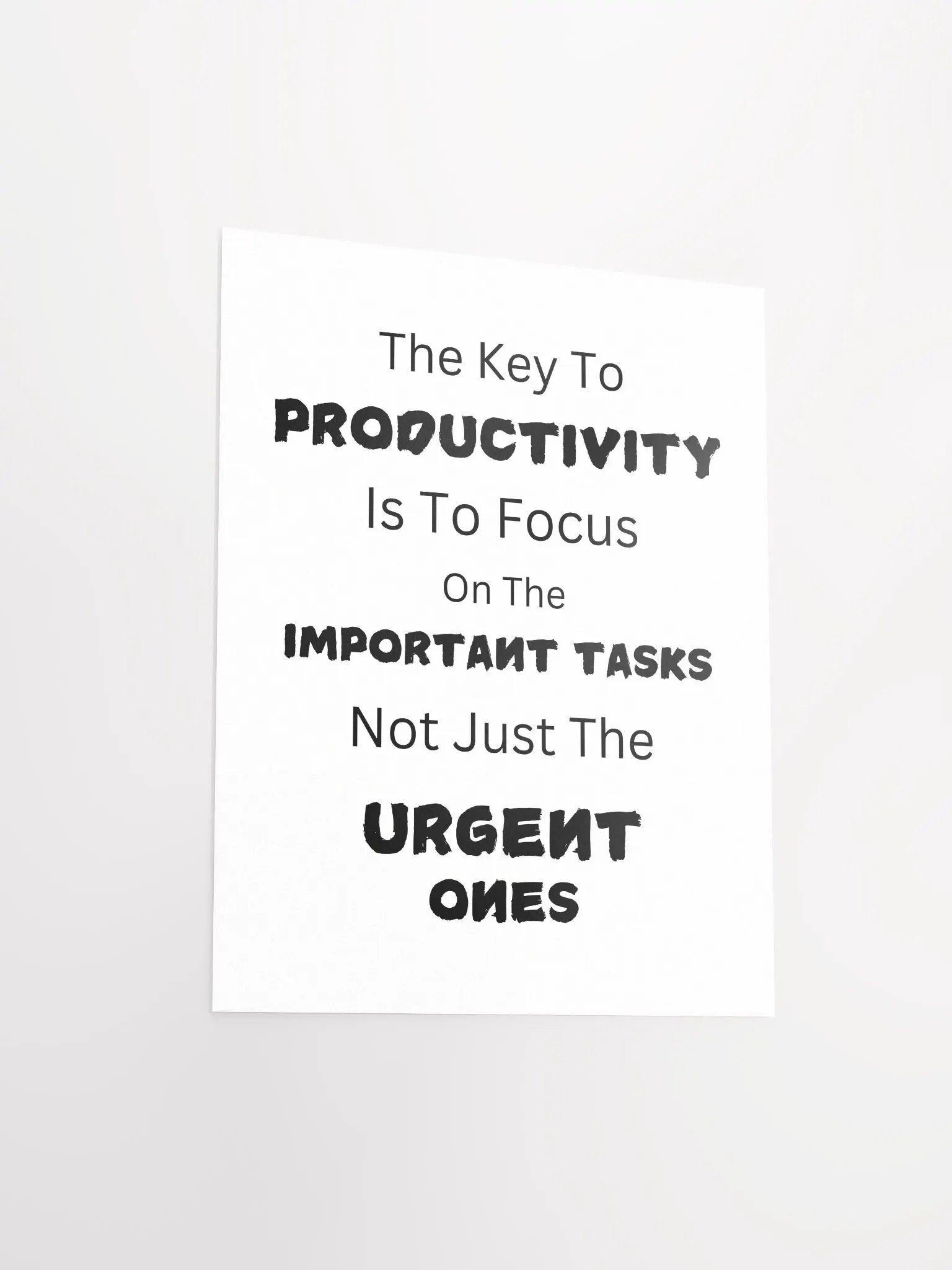 Productivity Focus Motivational Poster product image (4)