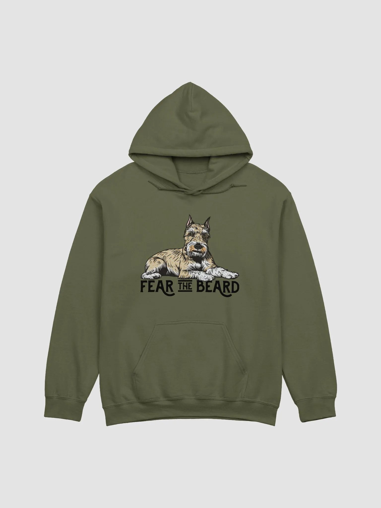 Fear the Beard Hooded Sweatshirt of a Schnauzer(Wheaten-Cropped) | Funny Hoodie for Bearded Dog Paw-rents product image (16)
