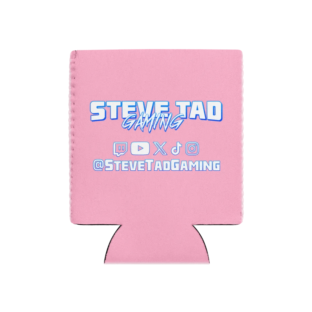 Steve Tad Gaming Pink Can Coozi product image (1)