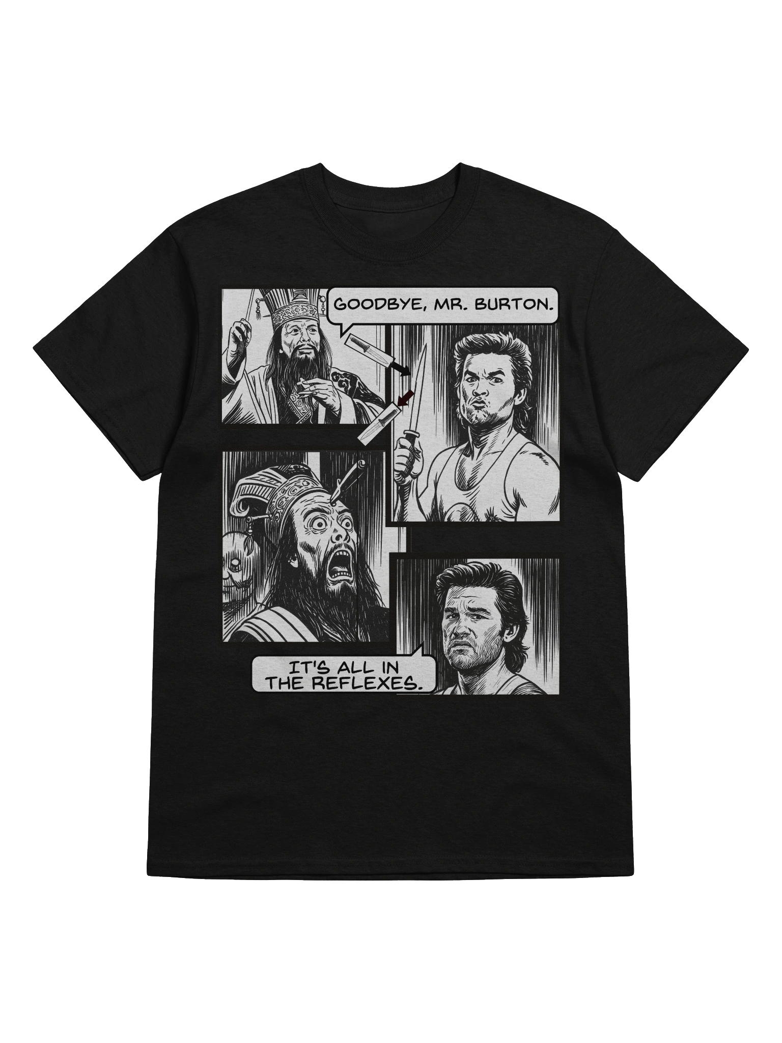 Big Trouble In Little China inspired It's All In The Reflexes Scene Tee product image (60)