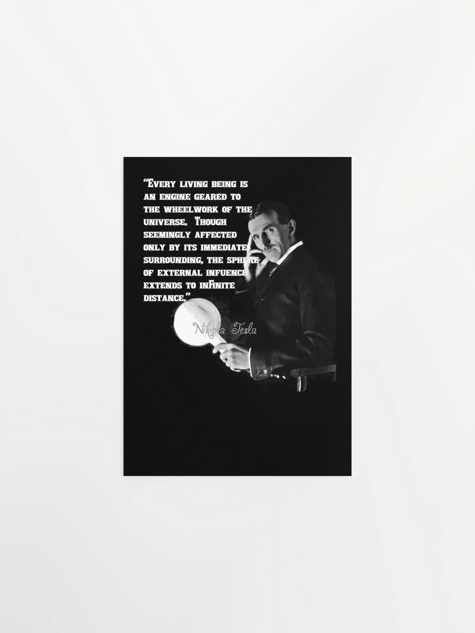 Universe Engine Thought | Matte Paper Poster product image (1)