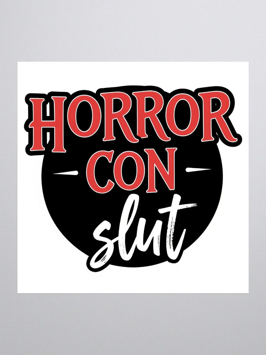 Horror Con Slut Sticker product image (1)