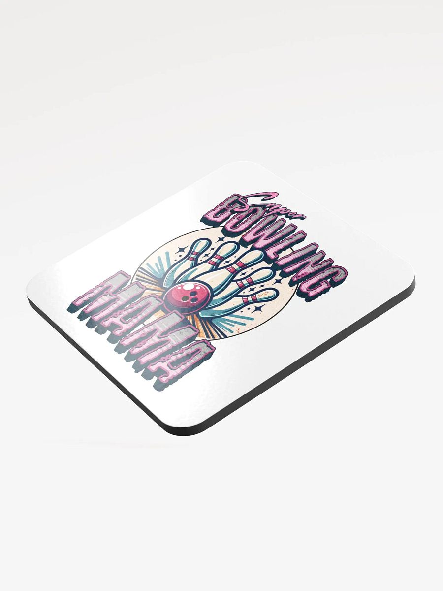Super Bowling Mama Glossed Cork Coaster product image (4)