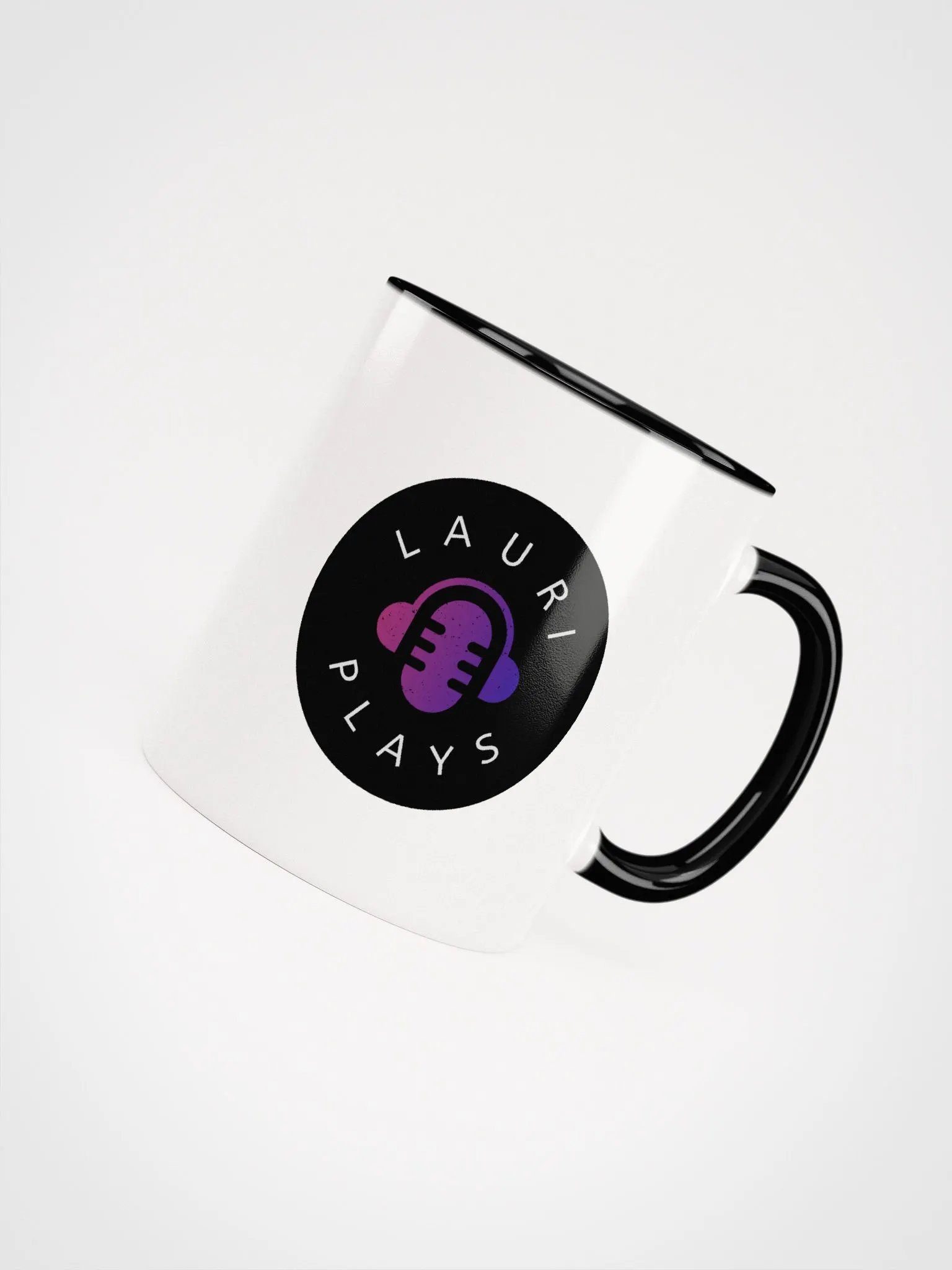LauriPlays White Ceramic Mug with Color product image (4)