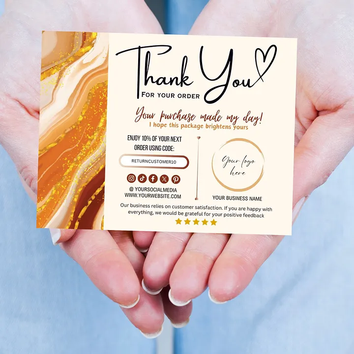 Phoenix - Thank You Card Template product image (2)