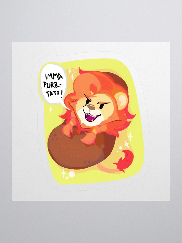Male Ah'Lina Potato Sticker product image (1)
