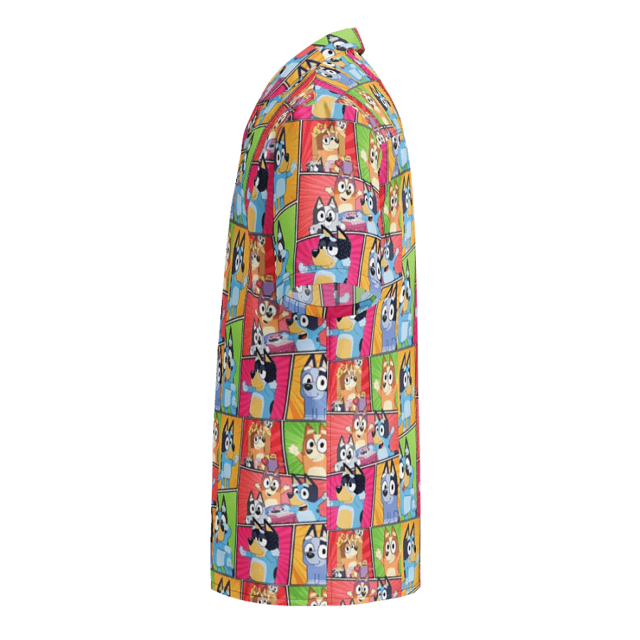 Aussie Heeler Design _ CoachShawStudio's Streetwear Shirt _ Custom Unisex Short Sleeve Button Down Shirt product image (9)