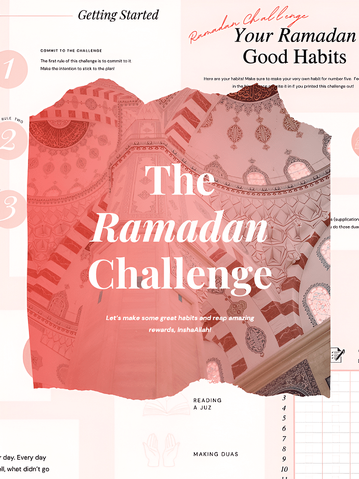 🌙 The Ramadan Challenge: Build Powerful Habits This Ramadan! product image (1)