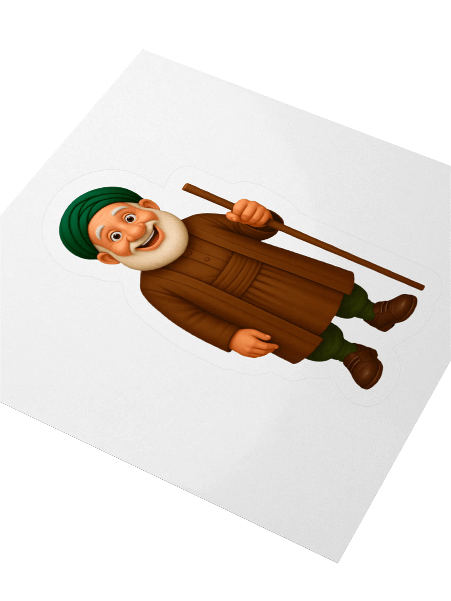 Smiling Sheikhi Kiss Cut Stickers product image (8)
