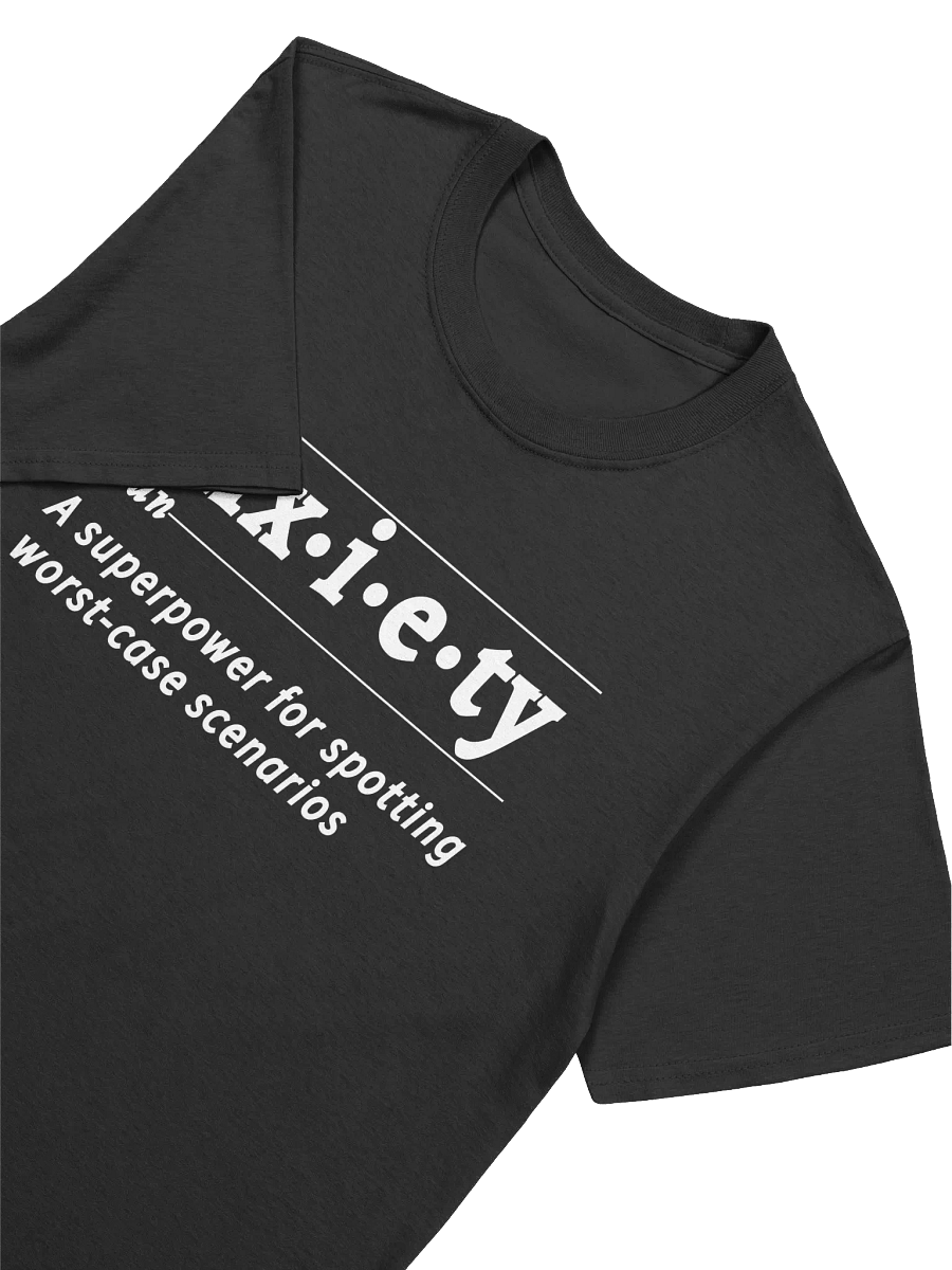 Anxiety Definition Unisex Tee wht v1 product image (2)