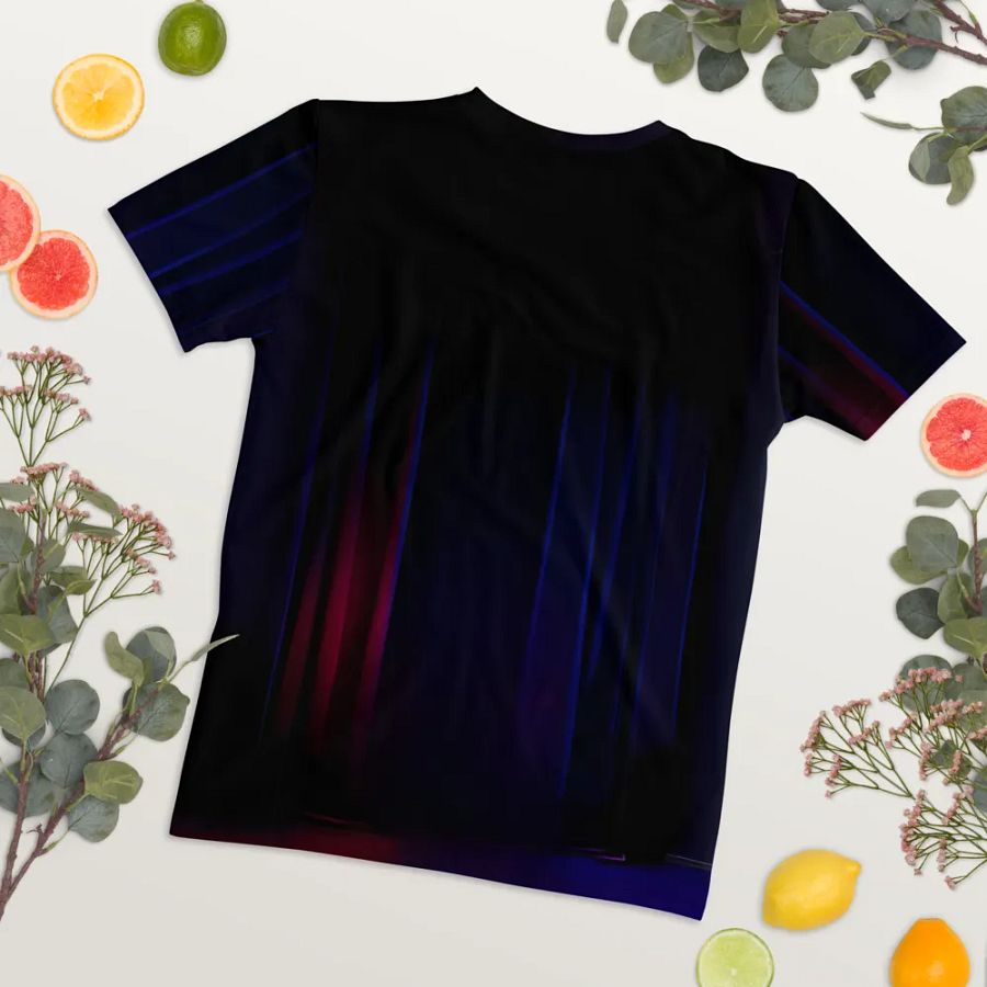 Music Neon Violin All Over Print T-shirt product image (8)