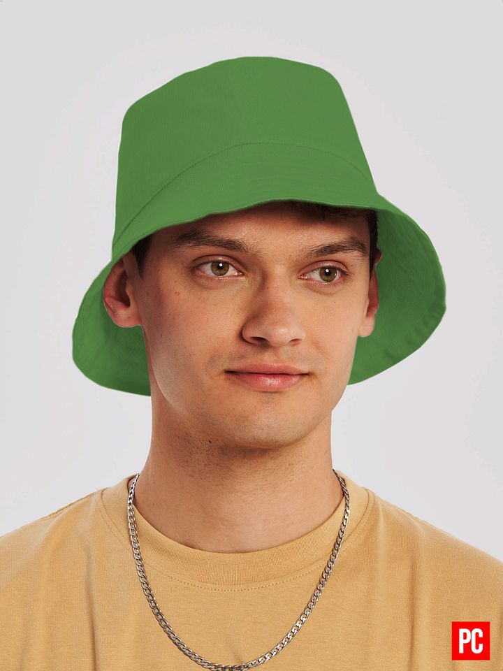 Plain Color Leaf Green Bucket Hat product image (1)