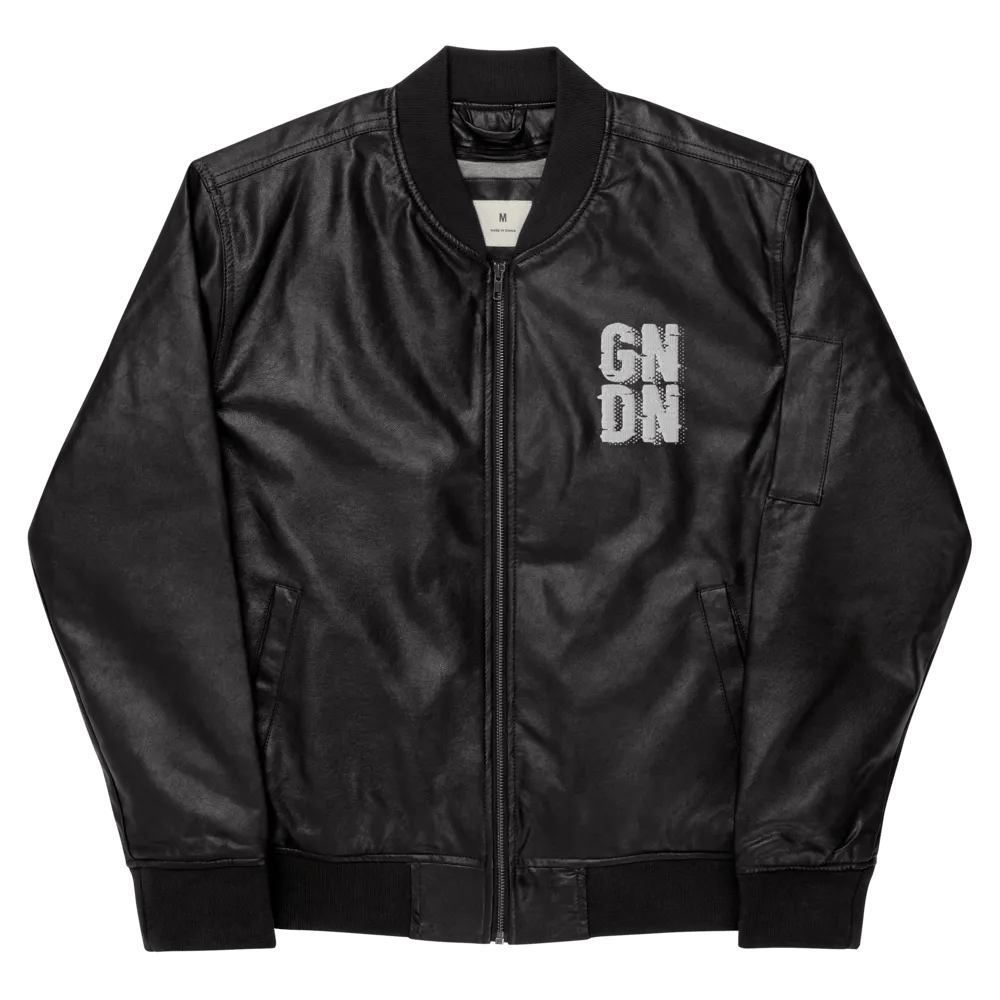 GNDN Leather Bomber Jacket product image (8)