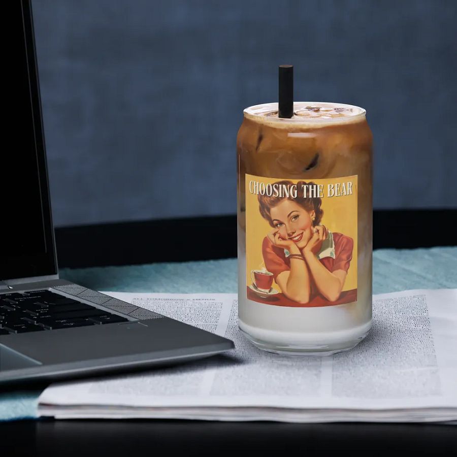 Choosing The Bear 2 Can-Shaped Glass product image (4)