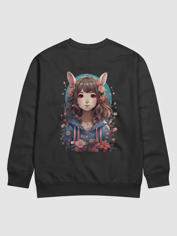 Kawaii Floral Bunny Hoodie Sweatshirt product image (12)
