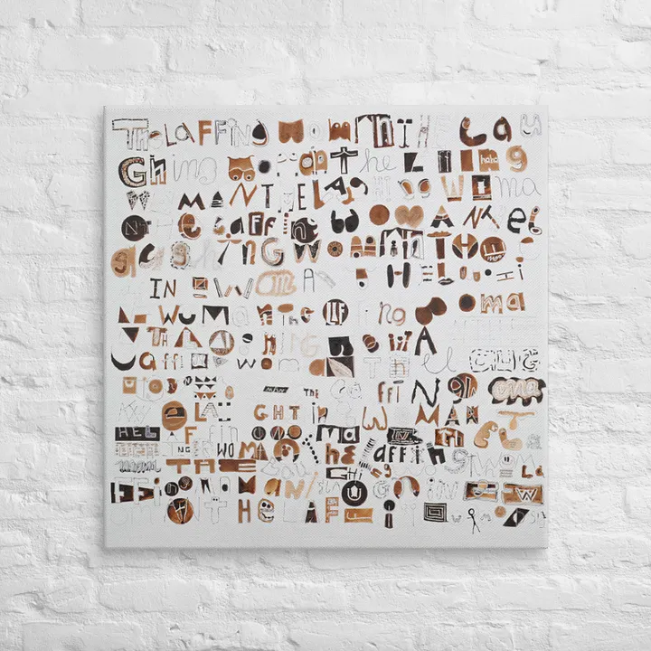 The Laughing Woman on Canvas (32" x 32") product image (2)