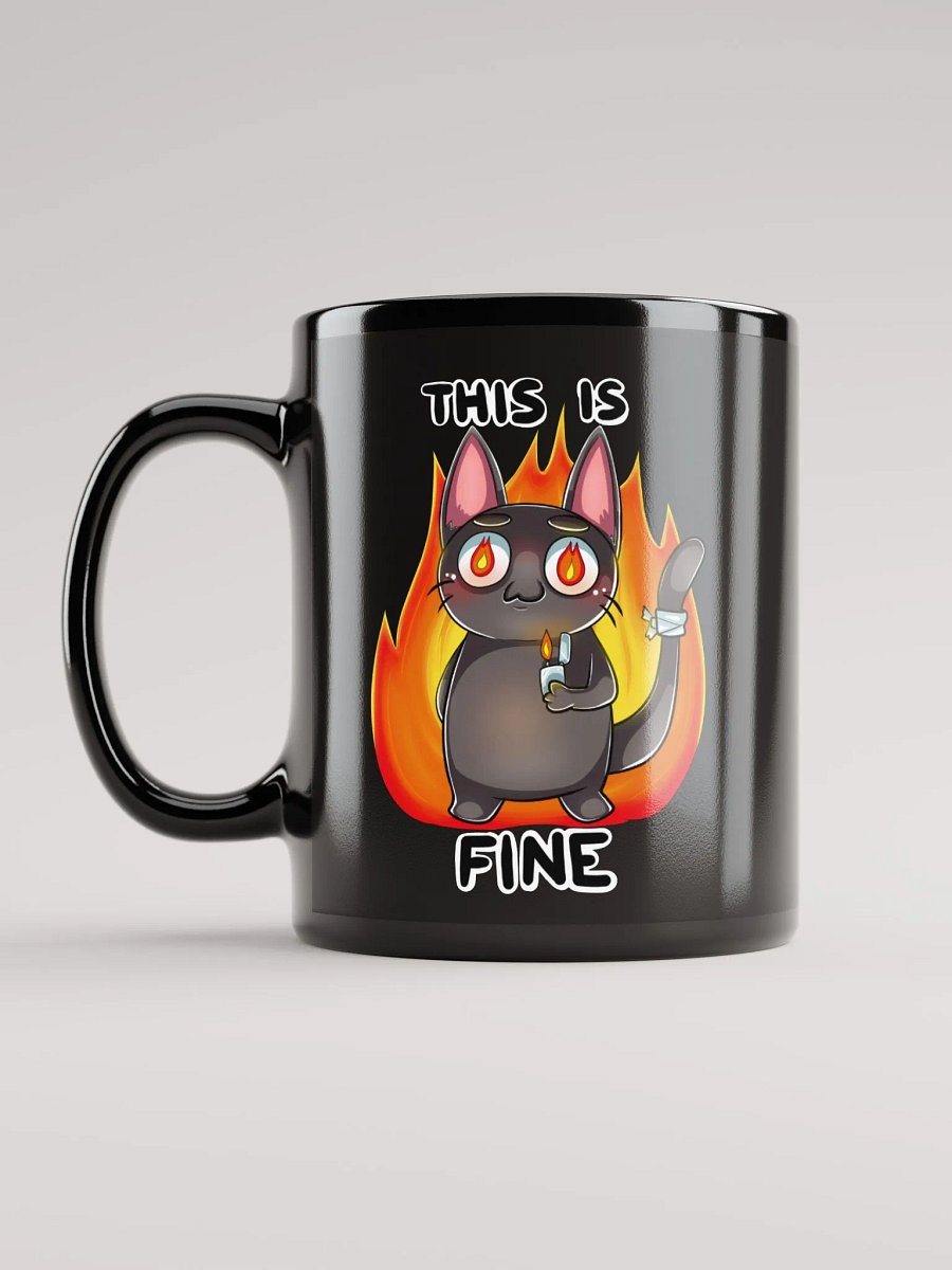 This Is Fine - Chaos Kittun Righty Mug product image (1)