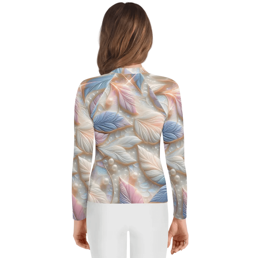 Dreamy Feathers Youth Rash Guard product image (2)