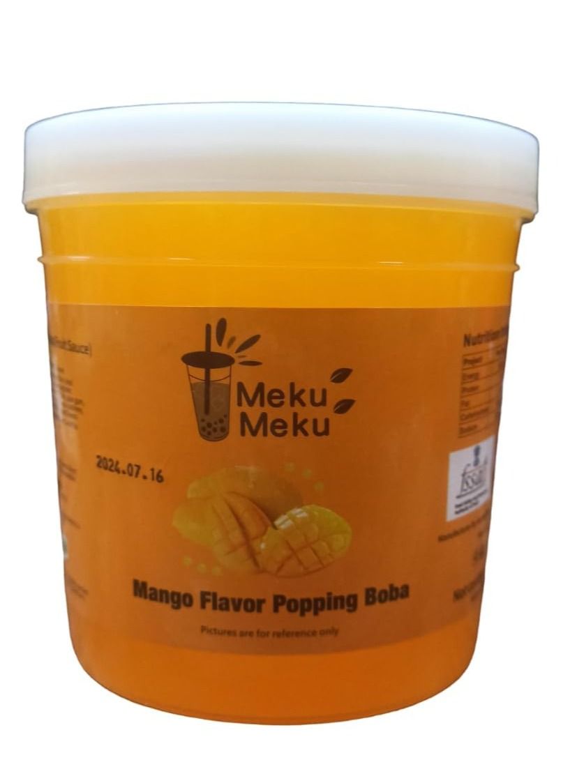 Mango Popping Boba Crystals Delicious Flavour product image (3)