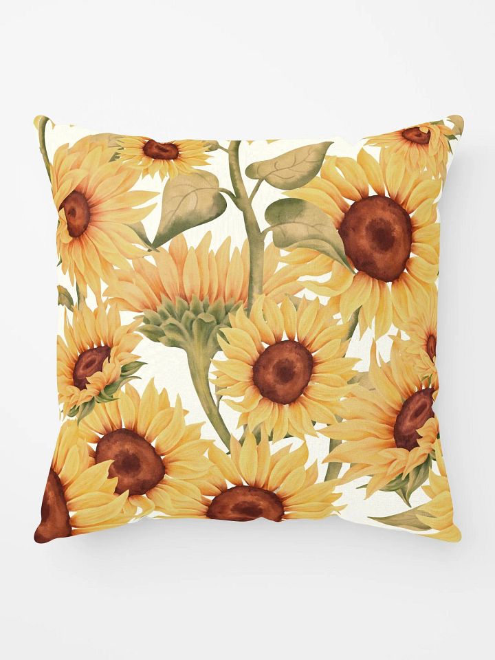 COTTAGE SUMMER SUNFLOWER PATTERN - Basic Pillow product image (1)