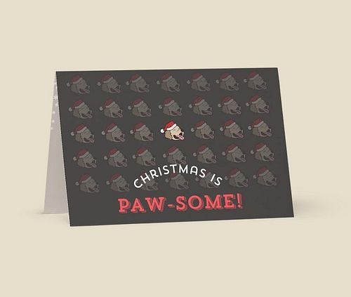 Send #holiday smiles with this charming Christmas card! 

The vibrant design captures the playful spirit of the season, makin...