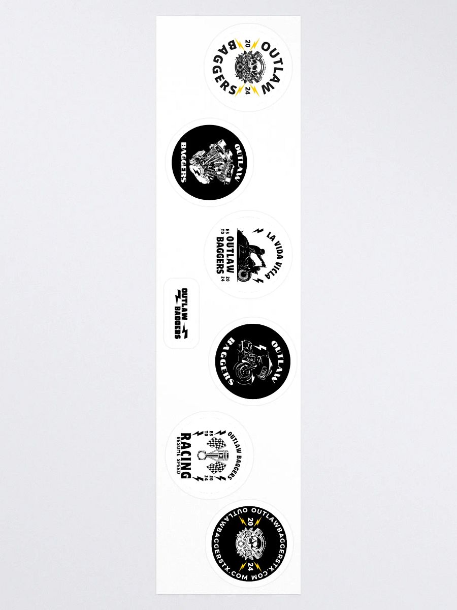 Outlaw Baggers Full Sticker Sheet product image (3)