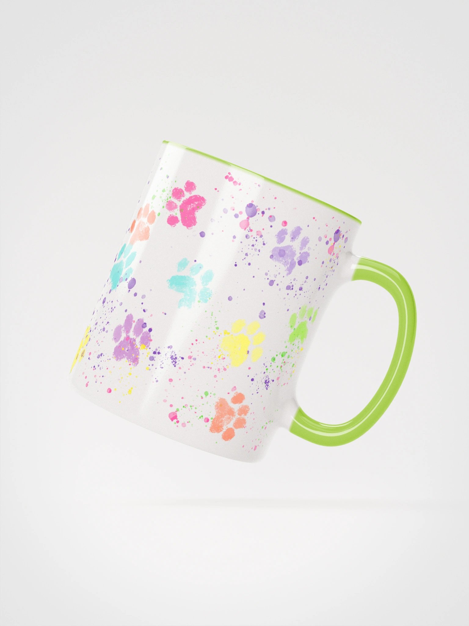 Cat Paw Prints Ceramic Mug product image (6)