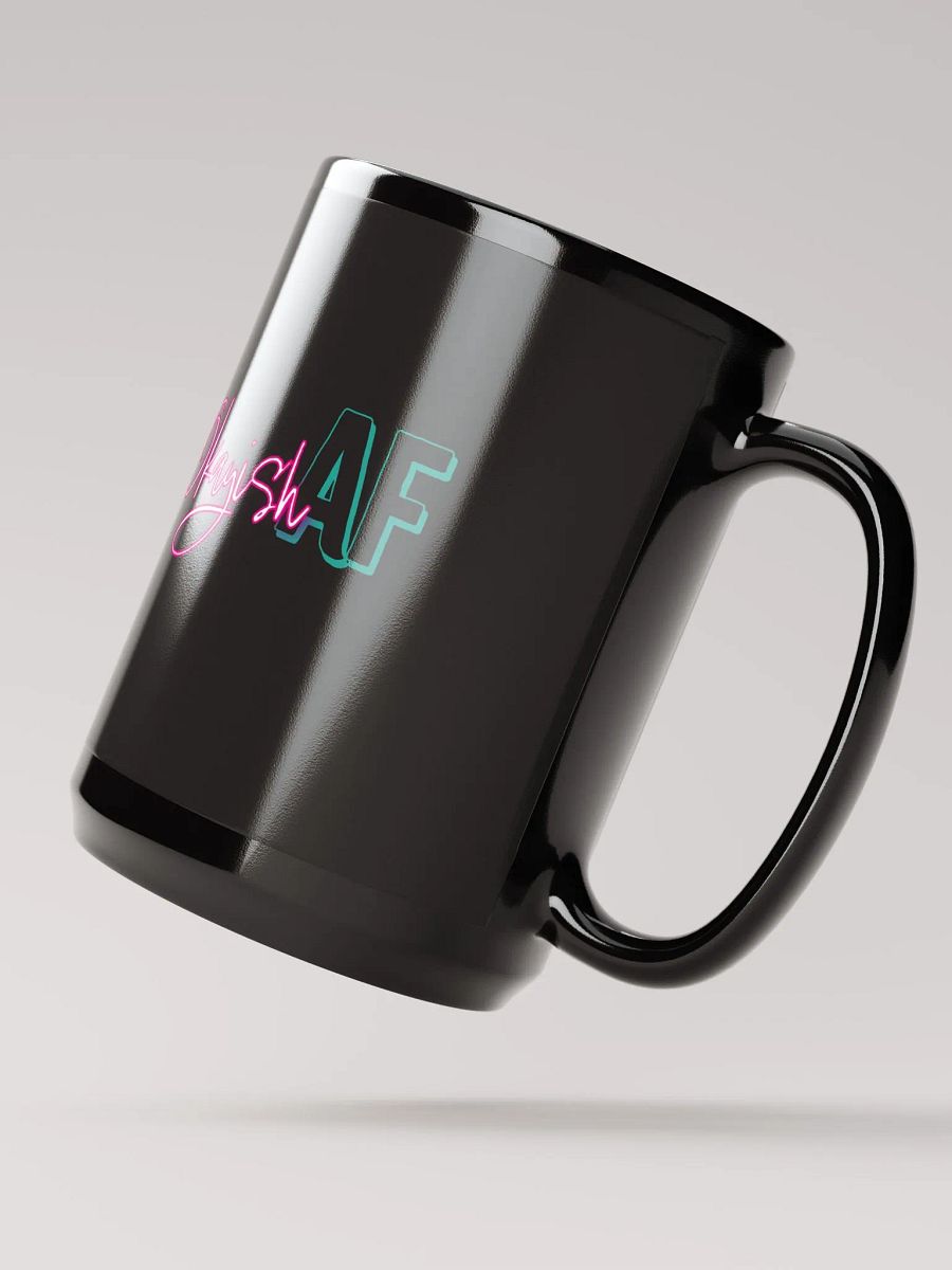 OkayishAF Safe Here 15oz Mug Black product image (3)