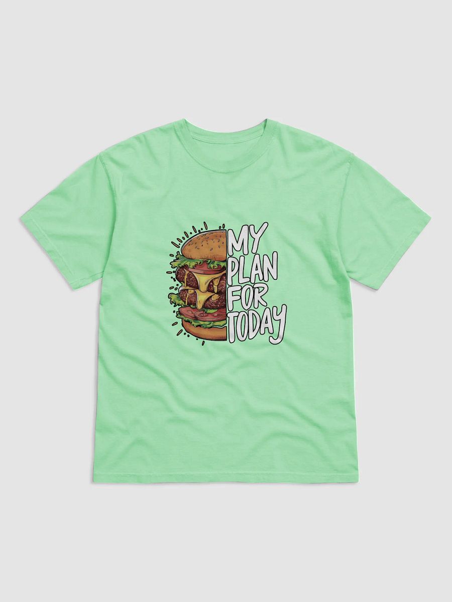 Today's Plan: Hamburger T-Shirt product image (3)