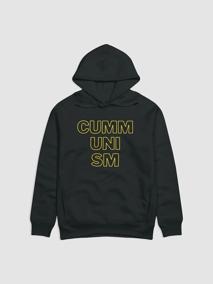 Cummunism Unisex (Eco Hoodie Yellow) - Dragos Comedy product image (1)