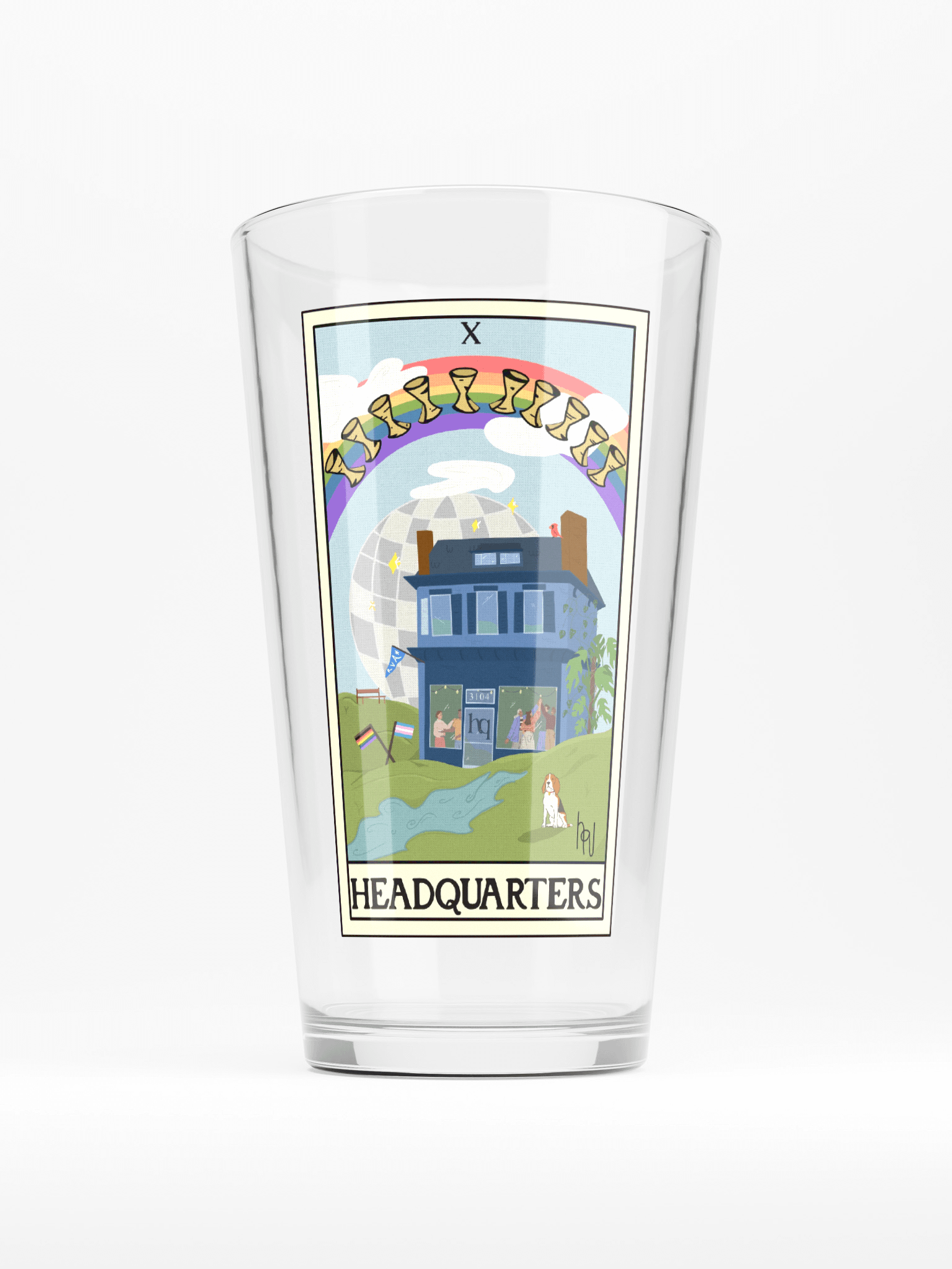 Headquarters x Ten Of Cups Pint product image (1)