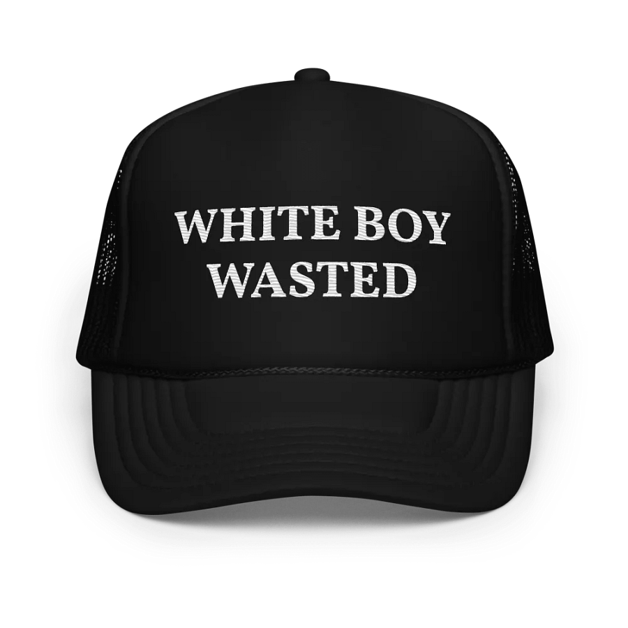 White boy wasted - Embroidered Trucker Cap Hat product image (1)