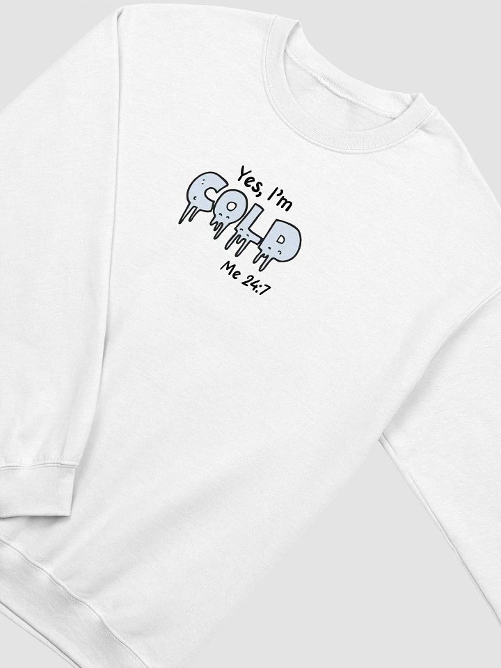 Yes, I’m Cold Crewneck Sweatshirt product image (2)