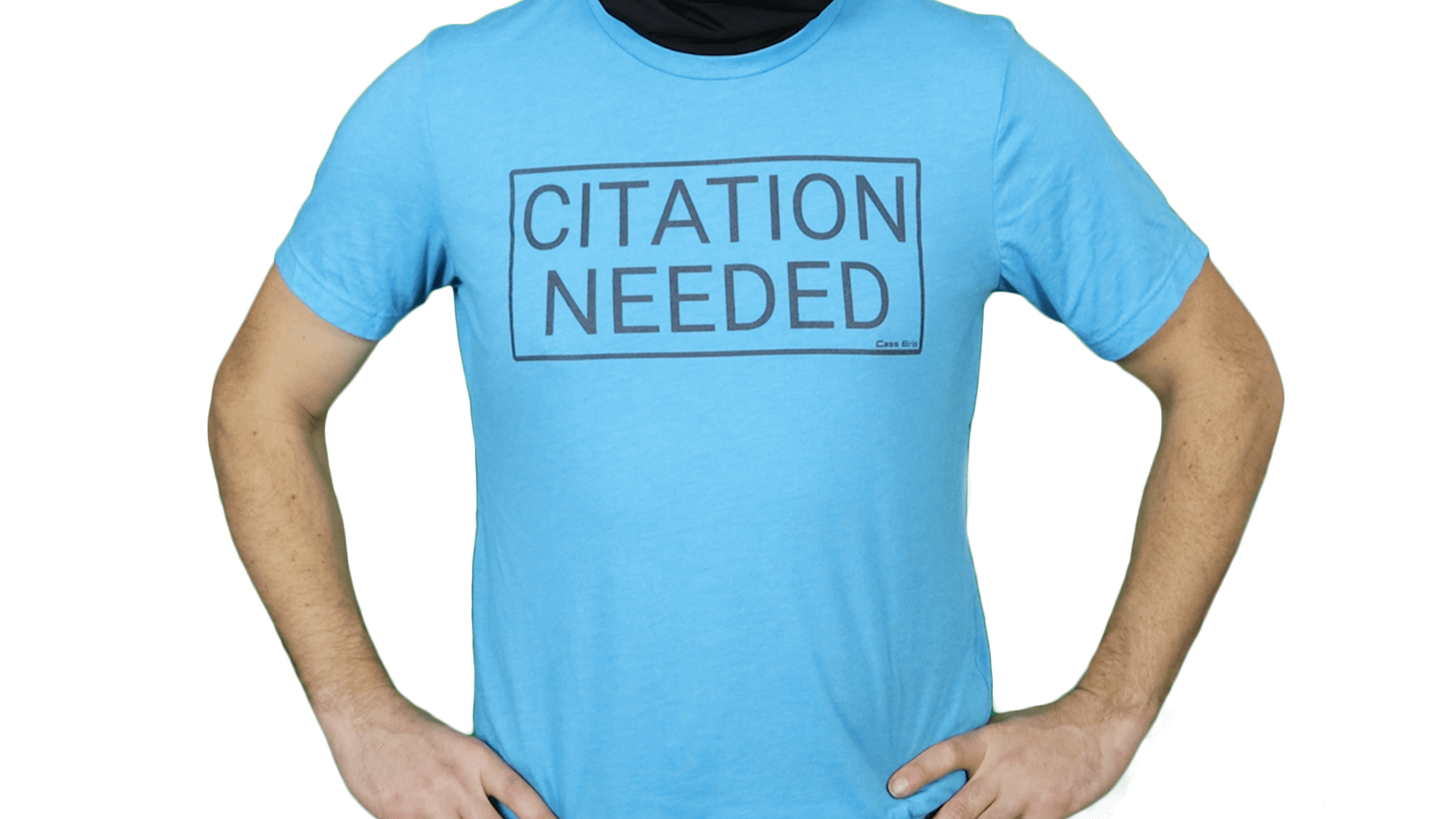 Citation Needed T-Shirt (Black Design, Tri-Blend) product image (6)