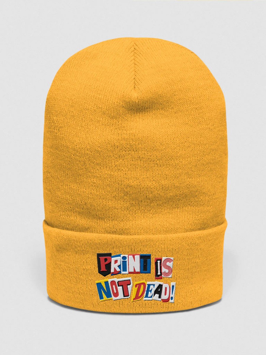 Print Is Not Dead - BEANIE product image (1)