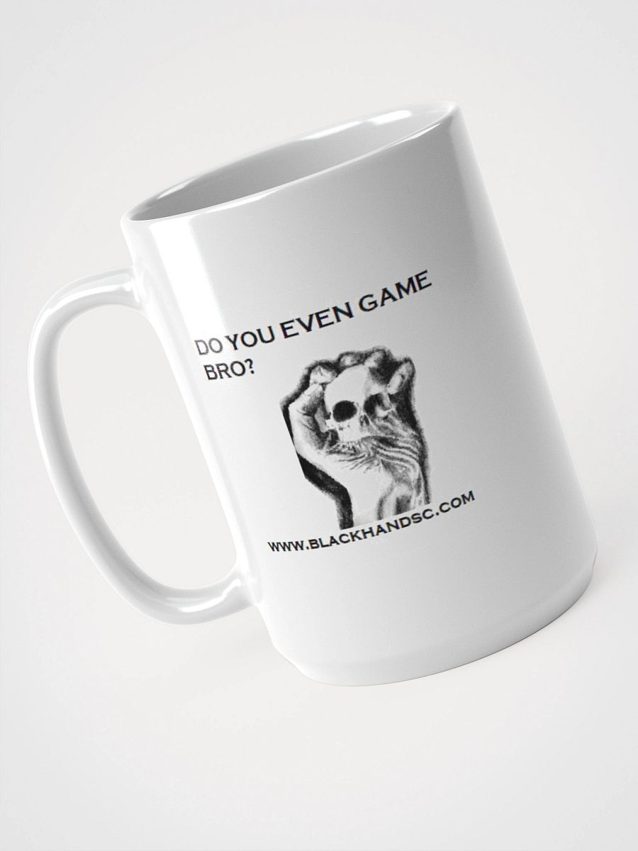 Skull Handprint White Mug product image (3)
