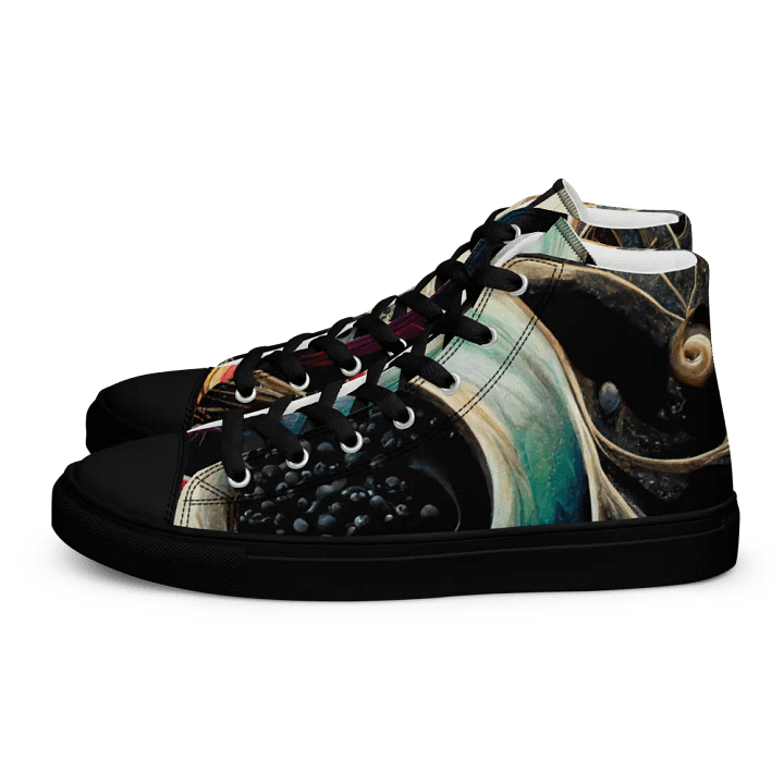 Retro Chic: Handmade Women's High Tops product image (1)