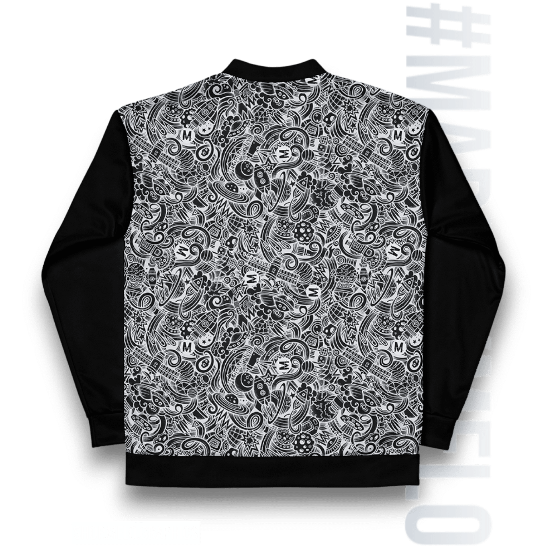 Dark Space Scribble - Ultimate Bomber Jacket | #MadeByMELO product image (4)