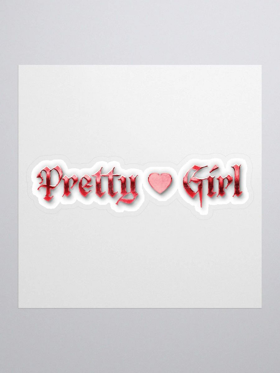 Pretty Girl Heart Sticker product image (1)