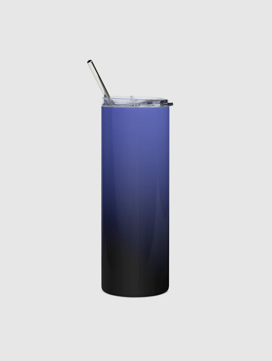 Stainless steel tumbler - Standard | Dark Mode | Blue Fade product image (4)
