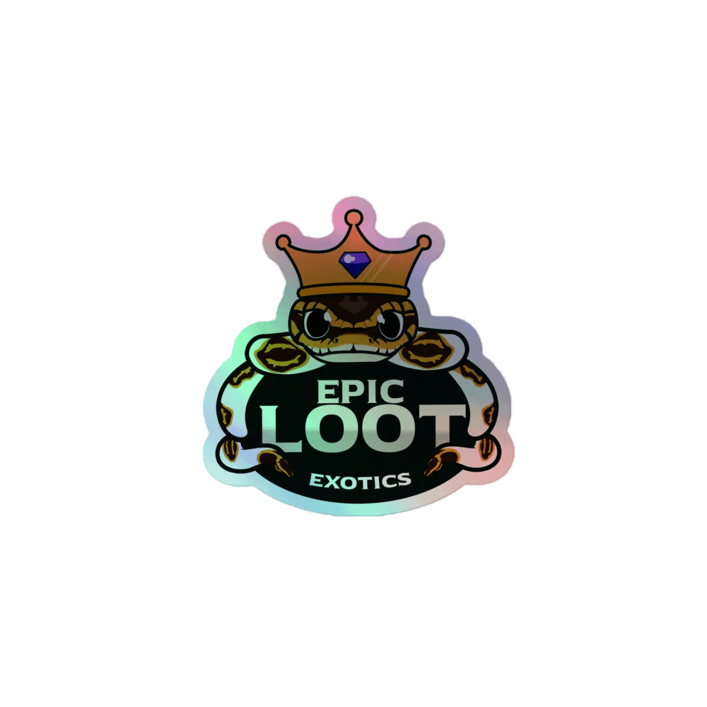 Uncommon - Epic Loot Holographic Logo Sticker product image (1)