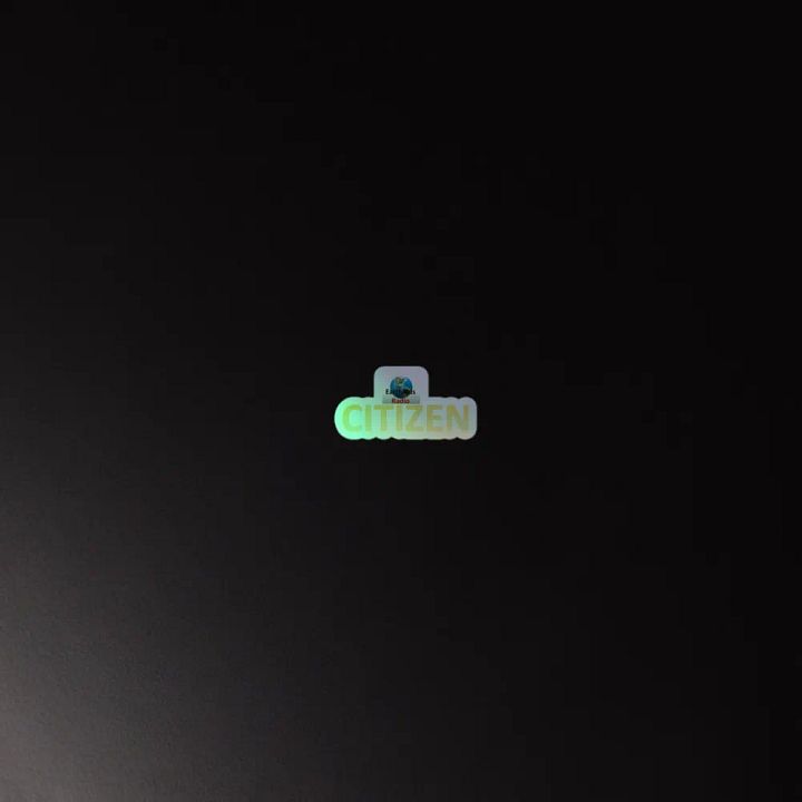Earth Kids Radio Citizen - Holographic Sticker product image (4)