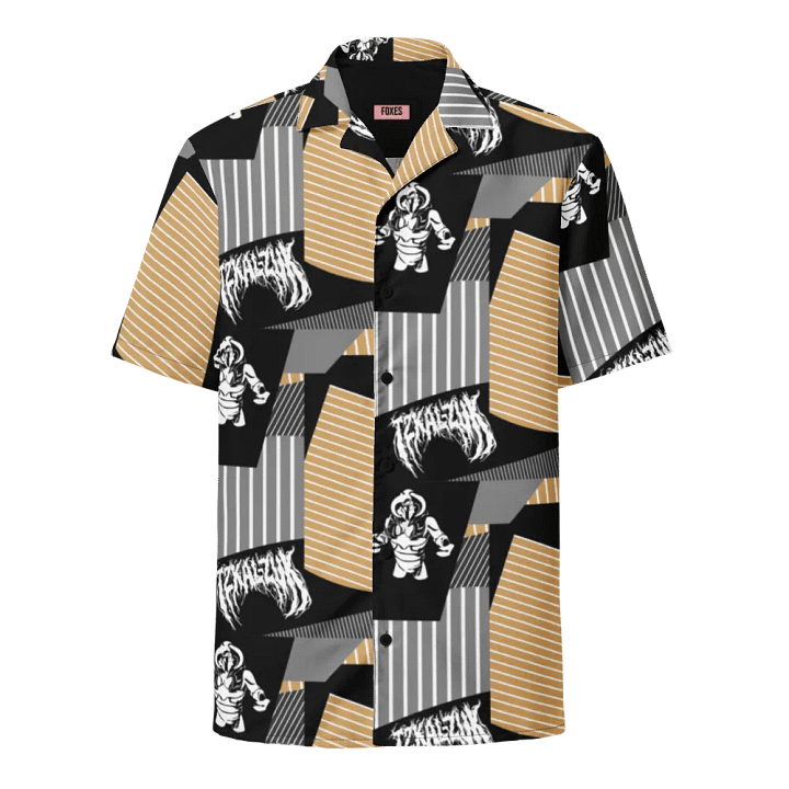 Zuk Patchwork Button Up (Beige) product image (1)