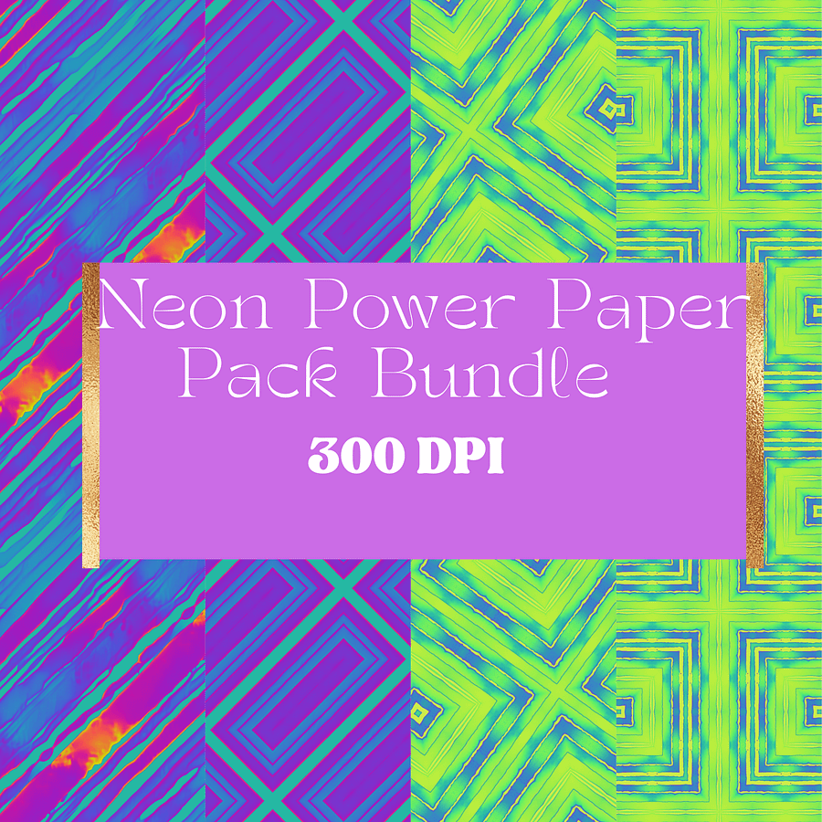 Neon Power Paper Pack Bundle product image (3)