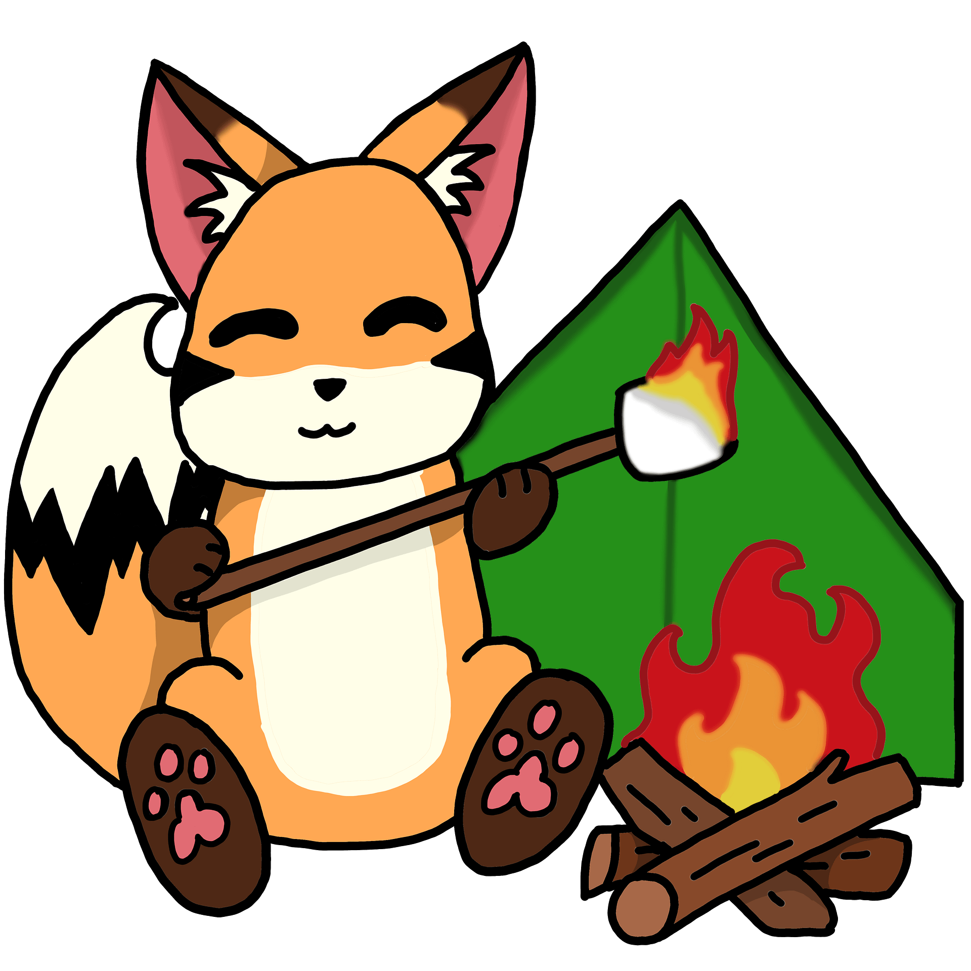 Summer - Camping Sticker product image (1)