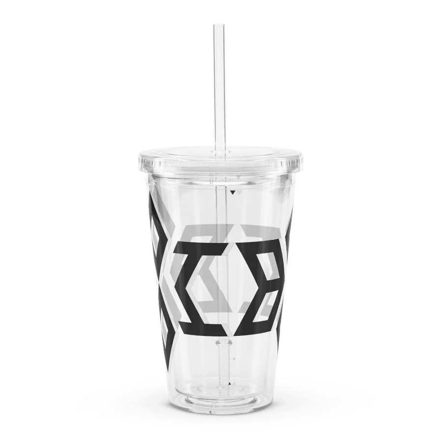 Chill Vibes Snowflake 16 fl oz Clear Double Wall Tumbler product image (3)