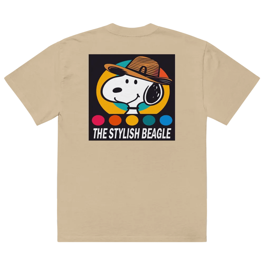 Stylish Beagle Faded T-Shirt product image (6)