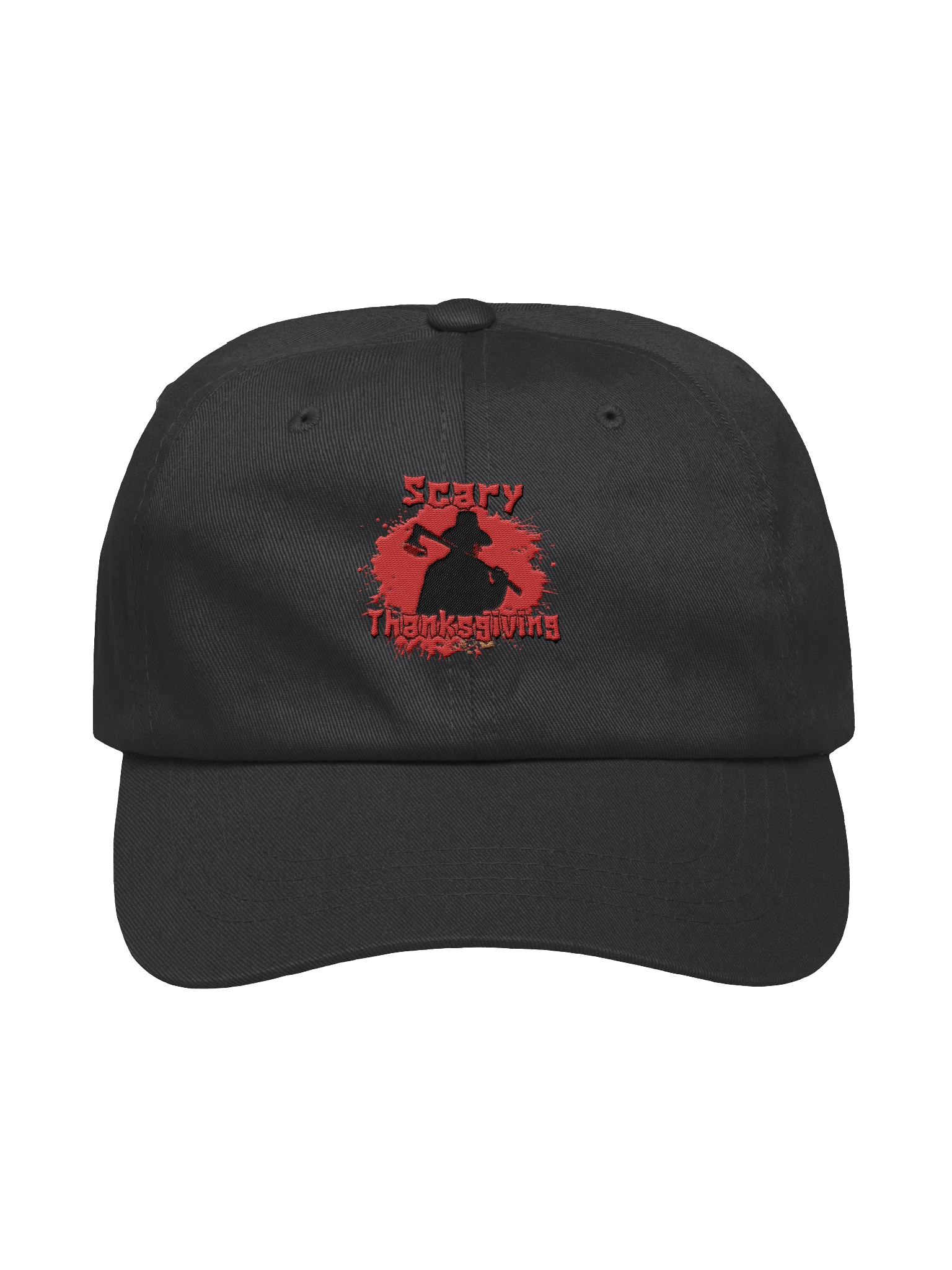 Scary Thanksgiving Silhouette Dad Hat product image (1)